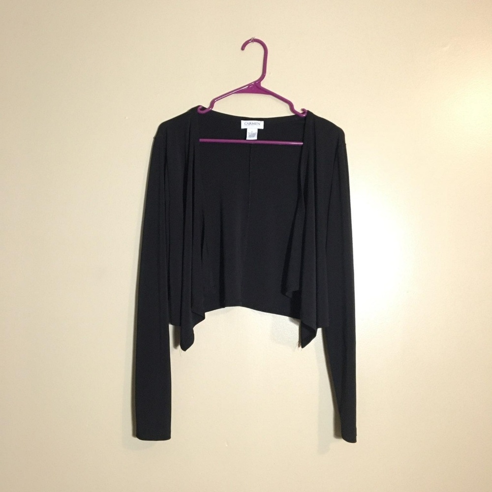 Valero, long sleeve, open front, light weight